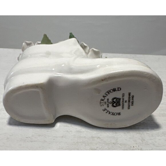 Handcrafted Royale Stratford Porcelain Boot With Floral Arrangement England 3 x - Picture 8 of 12